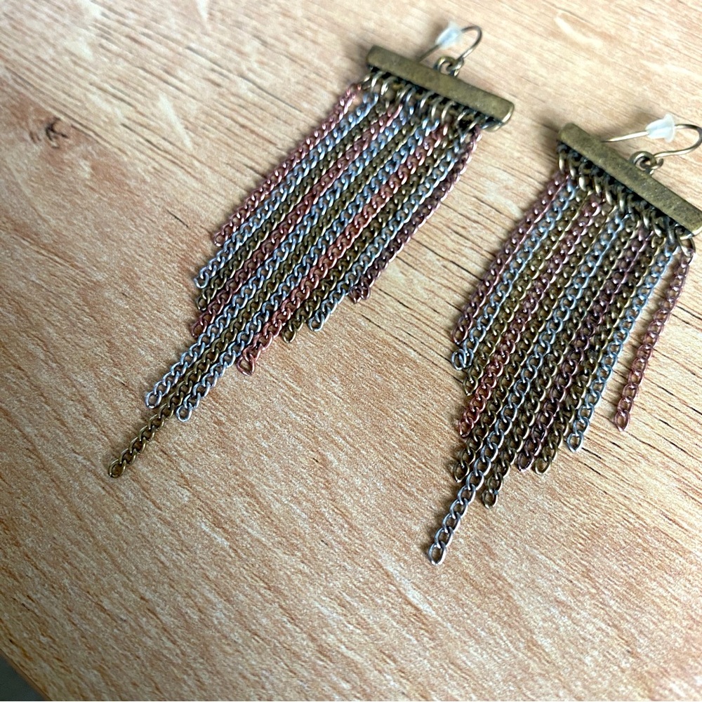 5/$20 — Multicolor Chain Earrings